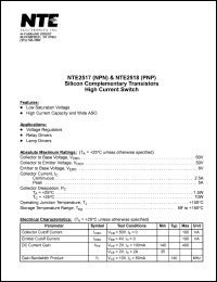 Click here to download NTE2518 Datasheet