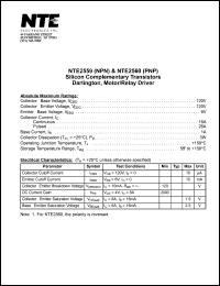 Click here to download NTE2559 Datasheet