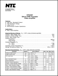 Click here to download NTE2561 Datasheet