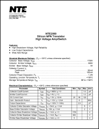 Click here to download NTE2590 Datasheet