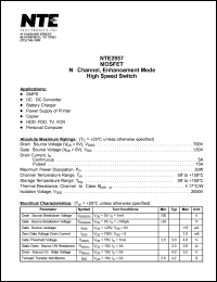 Click here to download NTE2957 Datasheet