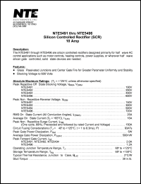 Click here to download NTE5491 Datasheet