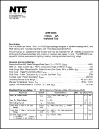 Click here to download NTE5638 Datasheet