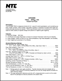 Click here to download NTE5699 Datasheet