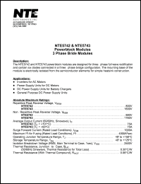 Click here to download NTE5743 Datasheet