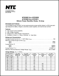 Click here to download NTE5900 Datasheet