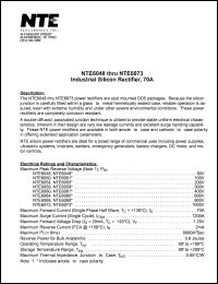 Click here to download NTE6068 Datasheet