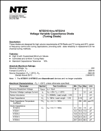 Click here to download NTE613 Datasheet