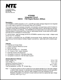 Click here to download NTE6860 Datasheet