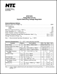 Click here to download NTE7079 Datasheet