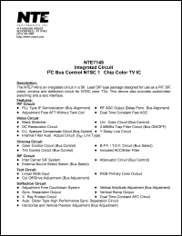 Click here to download NTE7149 Datasheet