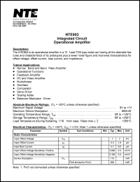 Click here to download NTE903 Datasheet