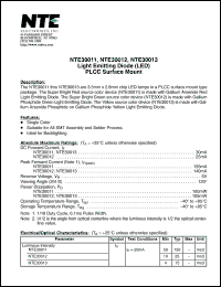 Click here to download NTE30011 Datasheet