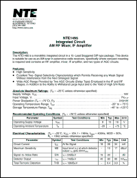 Click here to download NTE1495 Datasheet