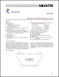 Click here to download NT7703H-BDT Datasheet