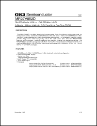 Click here to download MR27V852DTP Datasheet