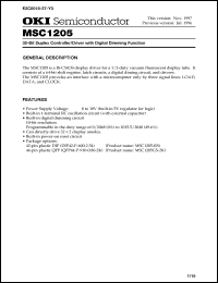 Click here to download MSC1205GS-2K Datasheet