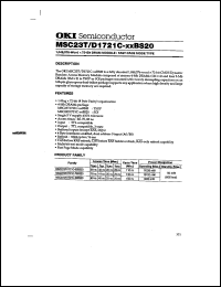 Click here to download MSC23D1721C-60BS20 Datasheet