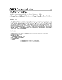 Click here to download MSM27C1655CZ Datasheet