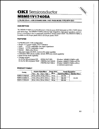 Click here to download MSM51V17405A-80SJ Datasheet