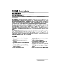 Click here to download MSM60801 Datasheet