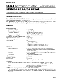 Click here to download MSM64152A-xxx Datasheet