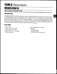 Click here to download MSM532001B Datasheet