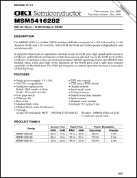 Click here to download MSM5416282 Datasheet