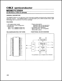 Click here to download MSM27C256HZB-RS Datasheet