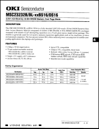 Click here to download MSC23232BL60BS16 Datasheet