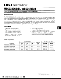 Click here to download MSC23236B60BS24 Datasheet