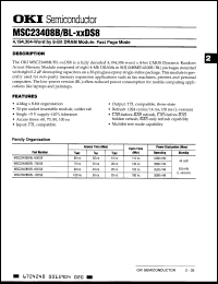 Click here to download MSC23408BL70DS8 Datasheet