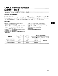 Click here to download MSM511000BL10ZS Datasheet