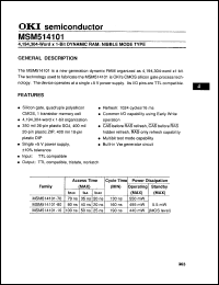 Click here to download MSM514101-70RS Datasheet