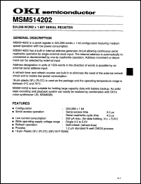 Click here to download MSM514202JS Datasheet