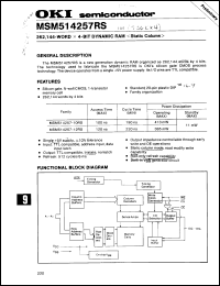 Click here to download MSM514257-10RS Datasheet