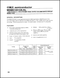 Click here to download MSM514412A10TK Datasheet