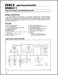 Click here to download MSM6411GS-K Datasheet