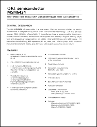 Click here to download MSM6434RS Datasheet