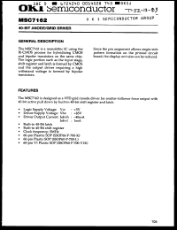 Click here to download MSC7162GS-L Datasheet