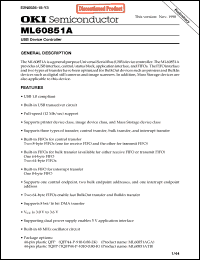 Click here to download ML60851AGA Datasheet