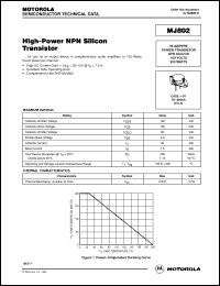 Click here to download MJ802 Datasheet