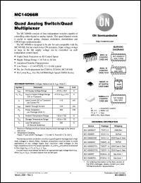 Click here to download MC14066BDT Datasheet