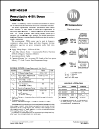 Click here to download MC14526BDW Datasheet