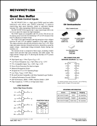 Click here to download MC74VHCT126ADR2 Datasheet