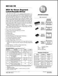 Click here to download MC14511BDW Datasheet