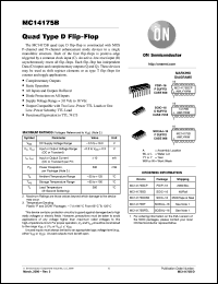 Click here to download MC14175BFL1 Datasheet