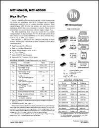 Click here to download MC14050BFL2 Datasheet