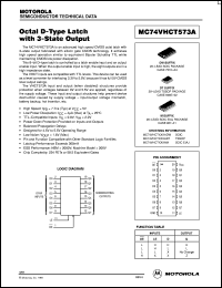 Click here to download MC74VHCT573ADTR2 Datasheet