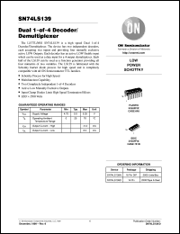 Click here to download SN74LS139ML2 Datasheet